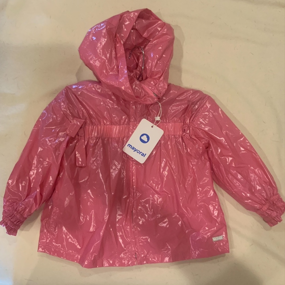 Mayoral little girls raincoat